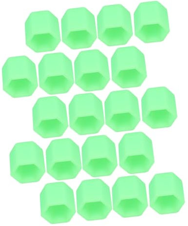 CRILSTYLEO 20 Stück Im Dunkeln Leuchtende Radkappen, Radmutternabdeckung Für Fahrzeug Radmutternabdeckung, Mini Radmutternkappe, Ersatz Radmutternabdeckung Für Auto, Radmutternabdeckung Für