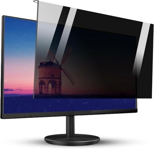 AYCDL Computer Privacy Screen Filter, Widescreen Monitor Screen Protector, Hanging Acrylic Privacy Screen Protector, 18-32 Inch, For Office,32in 730x440mm