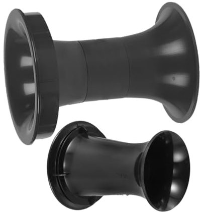 NUOBESTY 2pcs Speaker Air Vent Tubes Bass Reflex Port Tubes Subwoofer Improved Audio Output Easy Installation