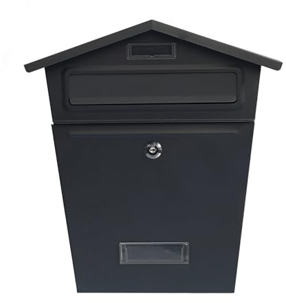 Briefkasten Amin Schwarz zur Wandmontage HTI living