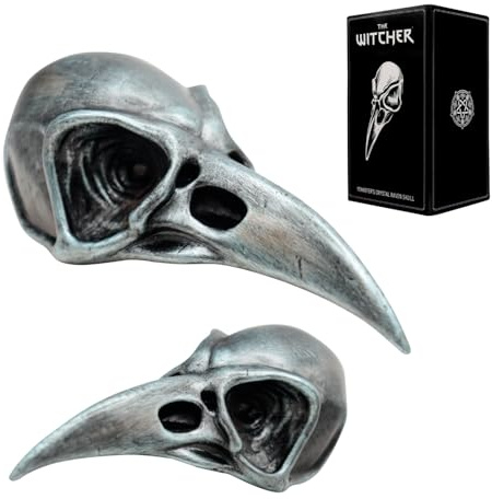 The Witcher 3 Crystal Skull Replica - Scaled Collectible Resin Prop - Official Game Merchandise for Fantasy Fans & Collectors