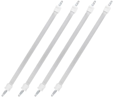 TOYANDONA 4 Stück Keramik Quarz Heizrohre 23cm Ersatz Infrarot Heizelement für Elektrische Heizgeräte Schnelles Plug and Play Heizelement für Innenräume