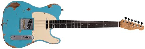 Henry's E-Gitarre Extra Leicht - Space II Aged TL-1N The Sky - Blue