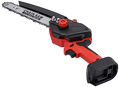 Akku-Kettensäge 850W, 8 Zoll Mini Kettensäge Mit Kettenschmiersystem, Batteriebetrieben, Kettensäge Elektrisch Handsäge Einhand Handkettensäge für Gartenarbeit Baumbeschneidung Holzschneiden