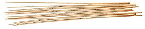 Fackelmann Spiedini in Legno 30 cm-25 pz, Marrone, NC