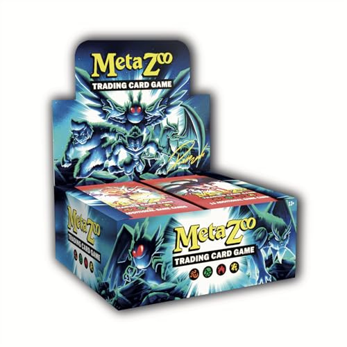 MetaZoo TCG – Booster-Box Basisspiel, 24 Boosterpacks mit 11 Karten + je 1 Aura oder Token, exklusive alternative Kunstmöglichkeit, illustriert vom offiziellen Künstler, Strategie und Sammlung