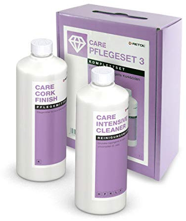 RETOL CARE Pflegeset Cork, Komplettset für versiegelte Korkböden