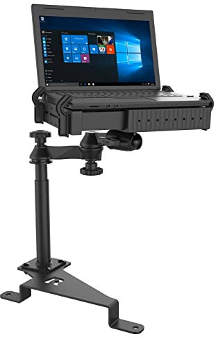 RAM Mounts Vehicle System 2015 Ford F-150 No-Drill Laptop Mount for, RAM-VB-195-SW1 (No-Drill Laptop Mount for '17-19 Ford F-Series + More, Laptop, Passive Holder, Indoor, Black)