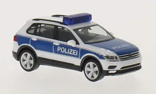 VW Tiguan, Polizei Brandenburg, 0, Modellauto, Fertigmodell, Herpa 1:87