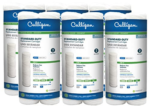 Culligan Sedimentwasserfilter-Ersatzkartuschen, 2 Stück (6 Stück)