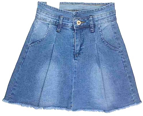 Mädchen Mini Rock Minirock Jeansrock R062e