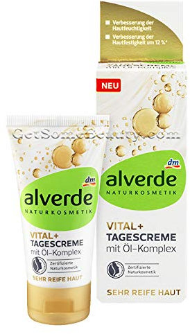alverde NATURKOSMETIK Tagespflege Vital+ mit Ölkomplex, 50 ml