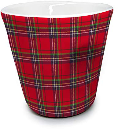 Nerthus FIH 416 Tazza di Porcellana per Espresso, Multicolore (Immagini Rosse)