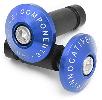 Bar End Motorrad UNIVERSAL Lenkergewichte Lenkerenden Alu Set Dekoration Ø22mm (7/8),Blau
