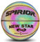 Ecisi Holographic Glowing Reflective Basketball - Nachtspiel Light Up Camera Flash Im Dunkeln leuchten Basketbälle Spielzeug für Kinder und Jungen