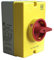 Hylec 40A AC Isolator Switch, Push Button Actuator, ON-OFF Operation, Yellow