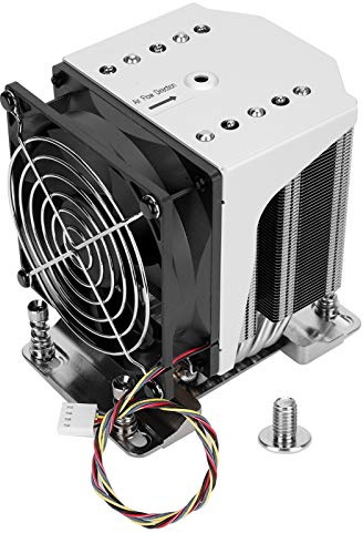 CPU Cooler for AMD EPYC 7000 Series, SP3 Socket CPU Heatsink with Aluminum Fins & 3800RPM 4-Pin Low Noise Cooling Fan, for 4U Server/Workstation