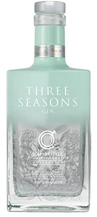 Cambridge Distillery Gin - Premium Distilled Gin using Aromatic Botanicals, 45% ABV (Three Seasons, 70cl)