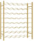 vidaXL Weinregal für 48 Flaschen Flaschenregal Flaschenständer Metallregal Regal Weinständer Weinflaschenhalter Weinschrank Golden Metall