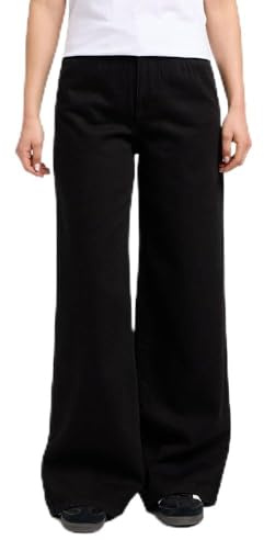 LEE - Jeans Damen - High Waist Wide Leg Fit - Stella A Line - Clean Black