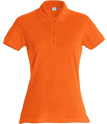 Clique Poloshirt Basic Polo Damen NEU, Wähle Deine Größe:XXL, Wähle Deine Farbe:blutorange