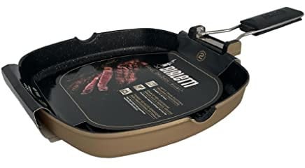 Bistecchiera Antiaderente ad Induzione Grill Deco Glamour 24 x 24 cm