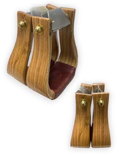 Nettles The Flatbottom Premium Western Stirrup with Leveler - 2.5 Tread
