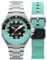 Spinnaker Herren 44mm Dumas Harbour Japanische Automatikuhr mit massivem Edelstahlarmband SP-5119, Dunkeltürkis, Japanisch