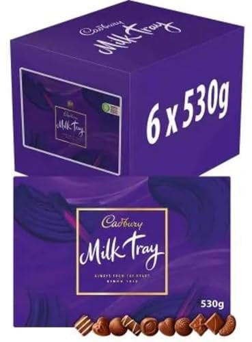 Cadbury Milk Tray 530g (Pack of 6 Boxes)