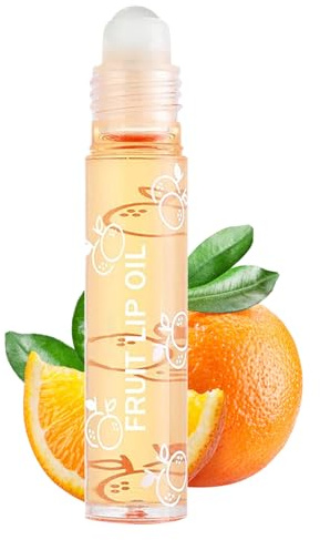 Roll-Glitzer-Lipgloss, Lippenöl, Klarer Feuchtigkeitsspendender Lipgloss Mit Fruchtigem Geschmack, Glänzender Lip Crystal Jelly-Lippenstift Für Trockene Und Rissige Lippen