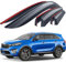 Goodyear Windabweiser für/kompatible mit Kia Sorento 2015-2020 SUV mk3 - Stick-on Regenabweiser - Autofenster Sonnen-& Regenschutz - Windabweiser Autofenster - Einfache Montage - Garantie 6 Set
