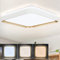 ZMH Deckenlampe LED Deckenleuchte Schlafzimmer - Schlafzimmerlampe Dimmbar mit Fernbedienung 30cm Küche Deckenbeleuchtung Küchenlampe Modern 32W Flurlampe Quadratisch Wohnzimmerlampe Weiß für Flur