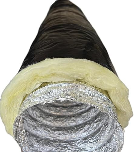 Gaine aluminium isolée 25mm diam 82mm L 10m