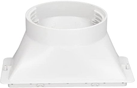 Portable Air Conditioner Exhaust Hose Coupler, A/C Unit Tube Connector Mobile Air Conditioning Accessories, Square to Round Window Adapter for Exhaust Pipe Interface