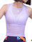 INBIKE Damen Fahrradweste Abnehmen Mesh Ärmellose Weste Leichtes Body Shaping Shirt Schnelltrocknend Atmungsaktiv Reflektierende Tank Tops Sommer Fahrradbekleidung Sporthemden Fahrradtrikot Lila M