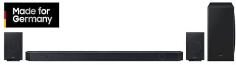 Samsung HW-Q935GD 9.1.4-Kanal Q-Soundbar für TV-Geräte, 2.0.2-Kanal-Rücklautsprecher, Bluetooth-Lautsprecher mit kabellosem Dolby Atmos / DTS:X, Q-Symphony [2024]