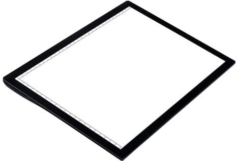 BRIUERG A4-Zeichenbrett-Pad, Lithium-Batterie, LED-Leuchtkopie, Zeichentablett, Kopier- und Schreibplattform, Augenschutz Einfacher