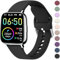20mm Strap for Smartwatch Motast P32/ Nerunsa P32B /P36 E /P32E, Soft Silicone Replacement Sport Wristband for P32E P22D/Rinsmola P22D/iporachx P22B
