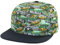 FORTNITE Baseballkappe für Jungen, hochwertige Jungenmütze und taillierte Kappe, flache Krempe, Baseballmütze mit schlankem Design, Schwarz/Multi, Einheitsgröße