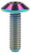 Bulloni in titanio M6x12 15 20mm Vite a testa ombrello for motore bicicletta Viti a esagono incassato(Rainbow,12MM_M6)