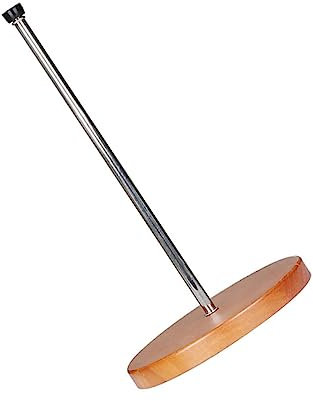 SHOWERORO Solid Wood Bottom Bracket Wine Decanter Drying Support Stand for Countertop Cup Rack Removable Wood Base Decanter Drainer Holder