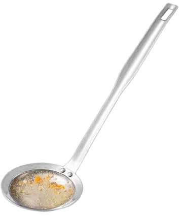 Espumadera de metal, cuchara de servir con,espumadera de acero inoxidable apto para alimentos – Cucharón, accesorios de cocina, cuchara de cocina, utensilio para mezclar, servir, escurrir