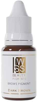 Permanent Makeup Dark Brown Hybrid Pigment, IWSS Beauty Farben 6 ml, Augenbrauen, Powderbrows, REACH, Tattoo Farben, Tattoo Pigmente, Augenbrauenpigmentierung, PMU Zubehör.