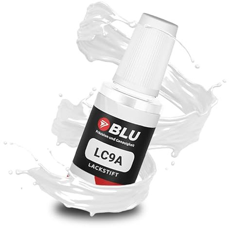 BLU Auto Lackstift Weiß kompatibel für VW LC9A Weiss PUREWEISS | Auto Lack Reparatur Ausbesserungslack