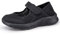 Hsyooes Sandales Femme Chaussures De Marche Réglable Respirante Sabots Mailles Basket Leger Été Pantoufle Confort Enceinte noir EU38=Étiquette:39