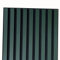 MEBANO. Akustikpaneele Holz 240 x 53 cm, Farbe: Flaschengrün Wandpaneele, Holzpaneele Wand, Moderne Lamellenwand auf Filz, MDF Wandverkleidung