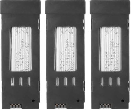 Pongnas RC -Drohne -Akku, Roboterkamera Kamera Drohne 3,7 V 1800mAh Fernbedienung UAV Batterie RC Li Akku für E58 E68 JY109 998PRO Quadcopter