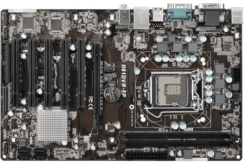motherboards Fit For ASROK H61DVR-5P Motherboard LGA1155 DDR3 Intel H61 Support I7-2700K I5-3550 I5-3470 I7-3770 Cpu 16GB ATX