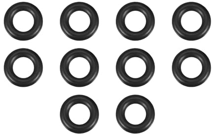 Mandouer 10 Stück Nitrilkautschuk O-Ringe, 9mm AD x 5mm ID x 2mm Breite | Metrische NBR Dichtungsringe, öl- und kraftstoffbeständig, für Auto, Hydraulik und Pumpen