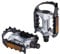 BBB Cycling Bike Pedals For City Bike I Flat Aluminium Bicycle Pedals With Anti-Slip I Classic Look 9/16 Bike Pedals I Mount & Go BPD-15